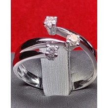 Anello trilogy con diamanti Anello trilogy con diamanti