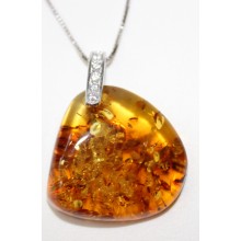 COLLANA CON AMBRA