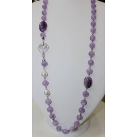 COLLANA CON AMETISTA